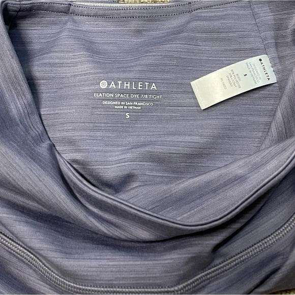 Athleta (Spring 2021) Elation Space Dye 7/8 Tight Tempest Violet Small - Picture 3 of 10